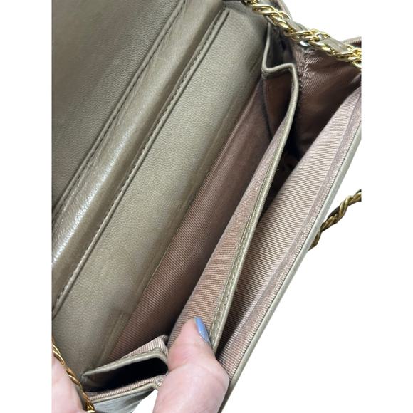 Jay Herbert Tan Leather Quilted Small Purse - Picture 6 of 14